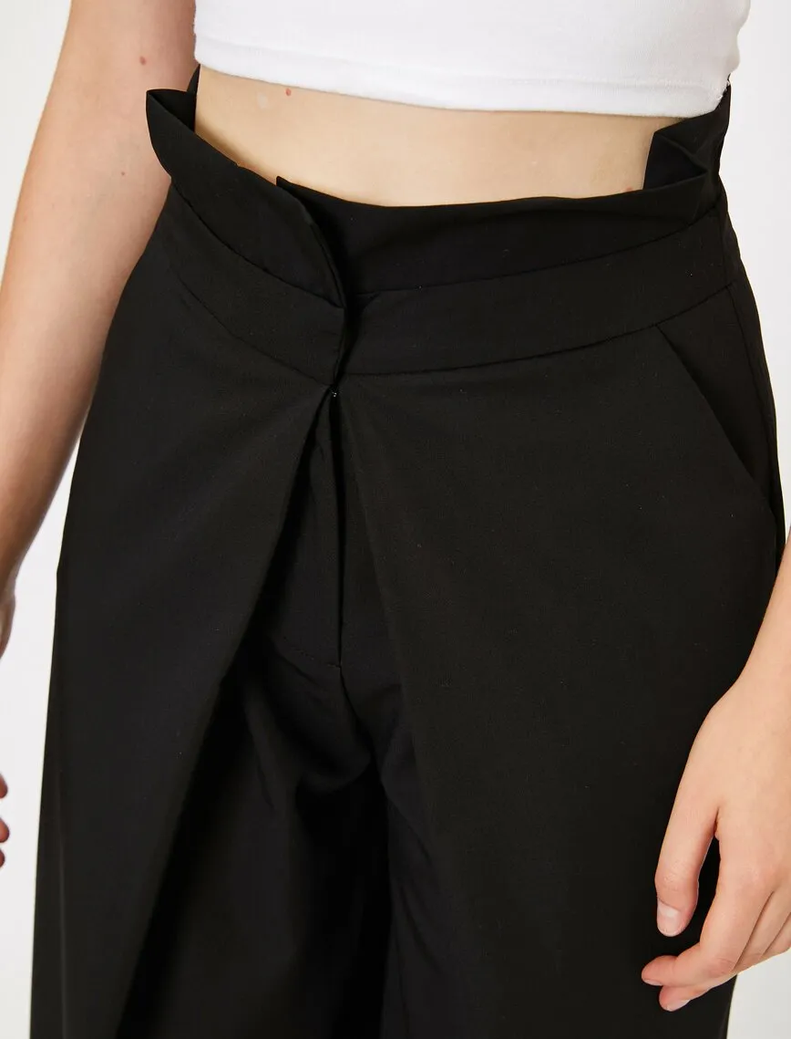 16306 Black High Waist Trousers