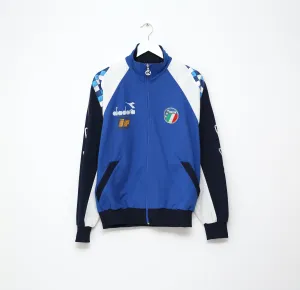 1990/92 ITALY Vintage Diadora Player Issue Track Top Jacket (L)