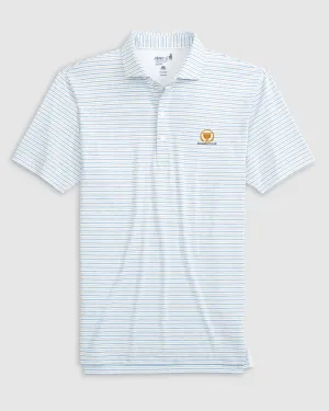 2024 Presidents Cup Vik Striped Jersey Performance Polo