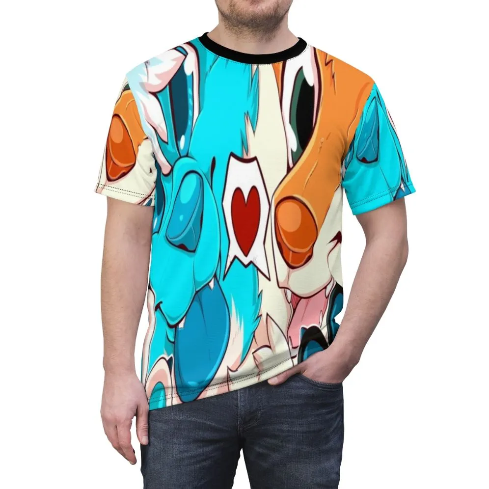Adorable Furry Animal Chibi Style T-shirt