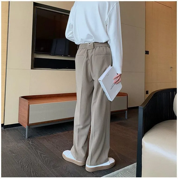 Autumn and Winter Straight Drape Pants