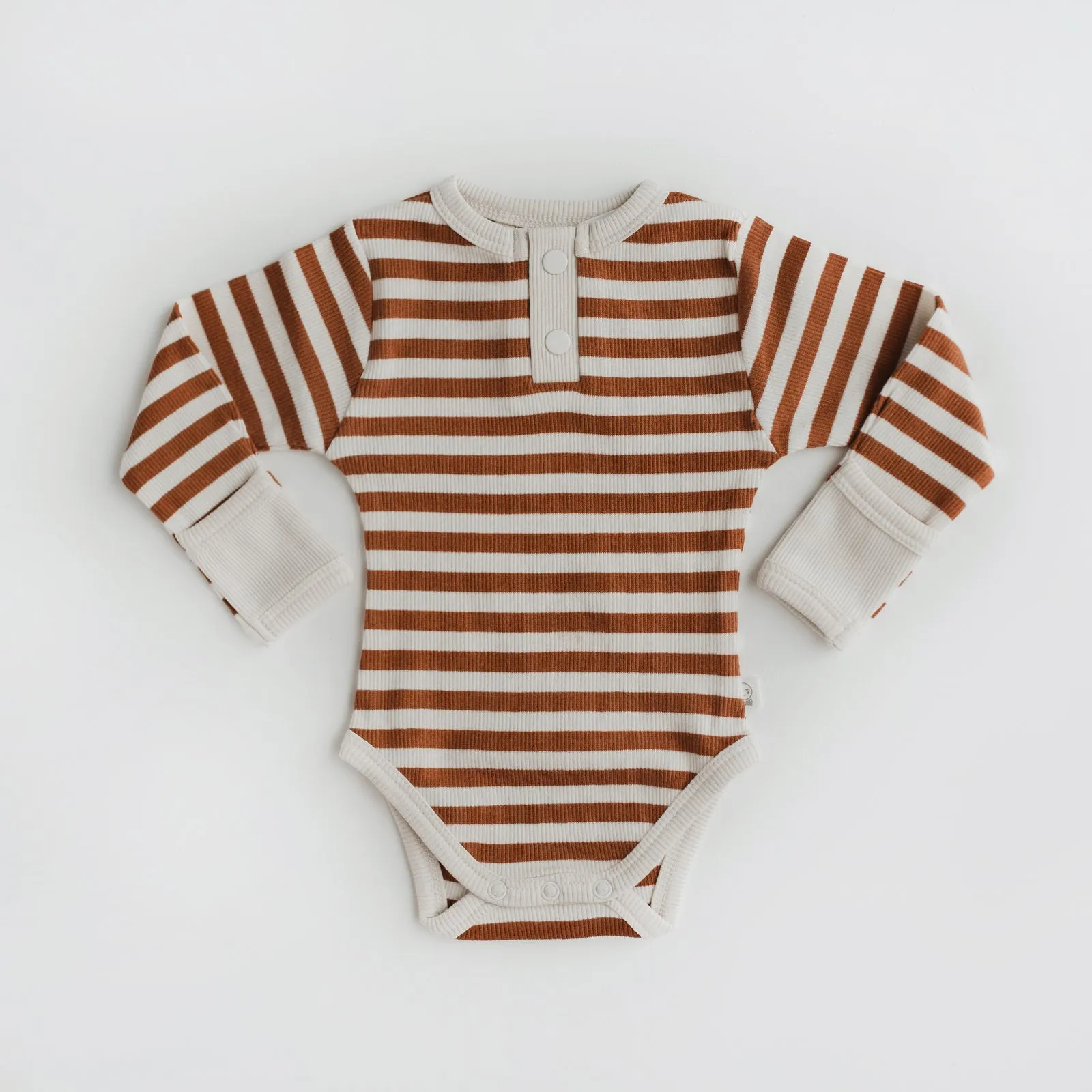 Biscuit Stripe LS Bodysuit