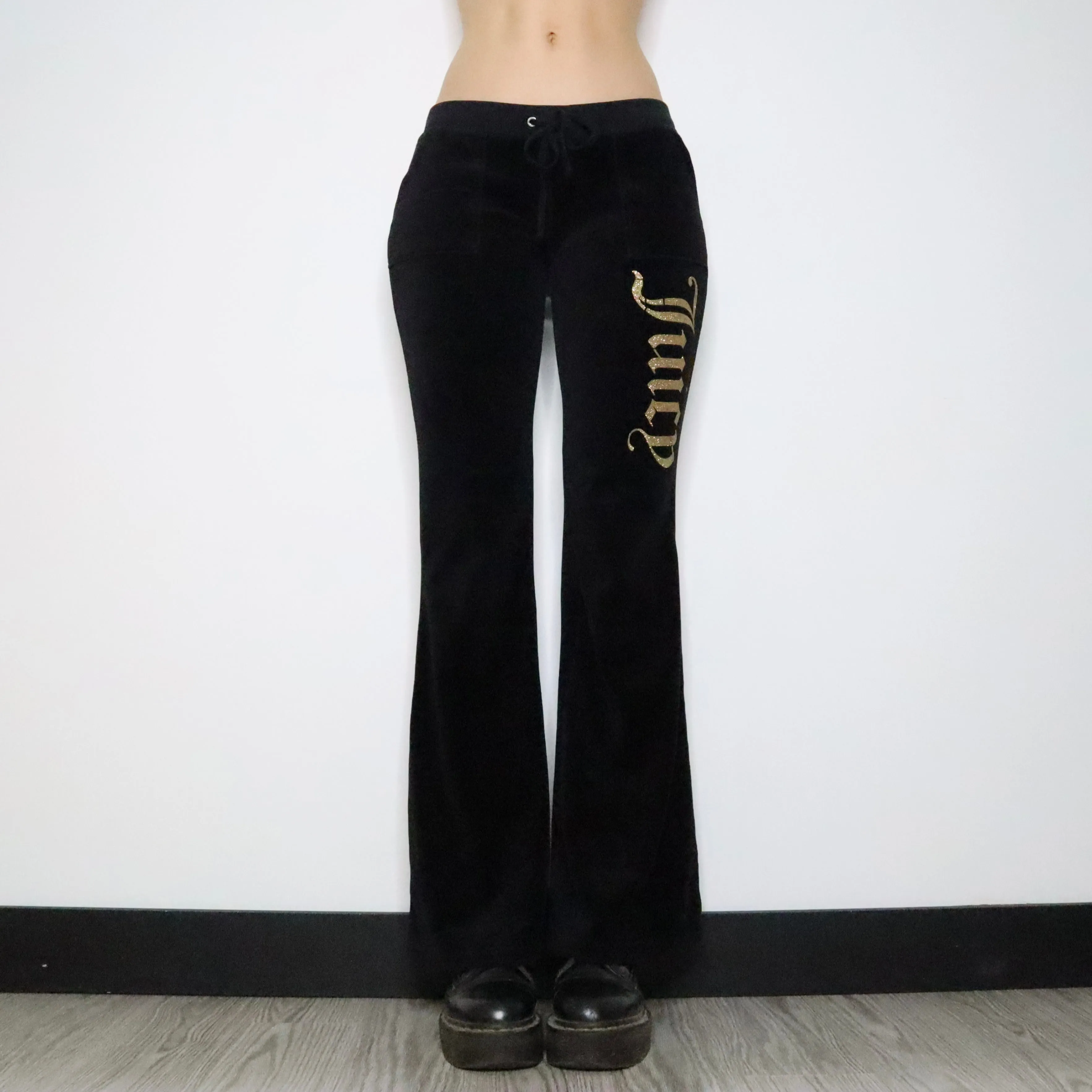 Black Juicy Track Pants (Small)