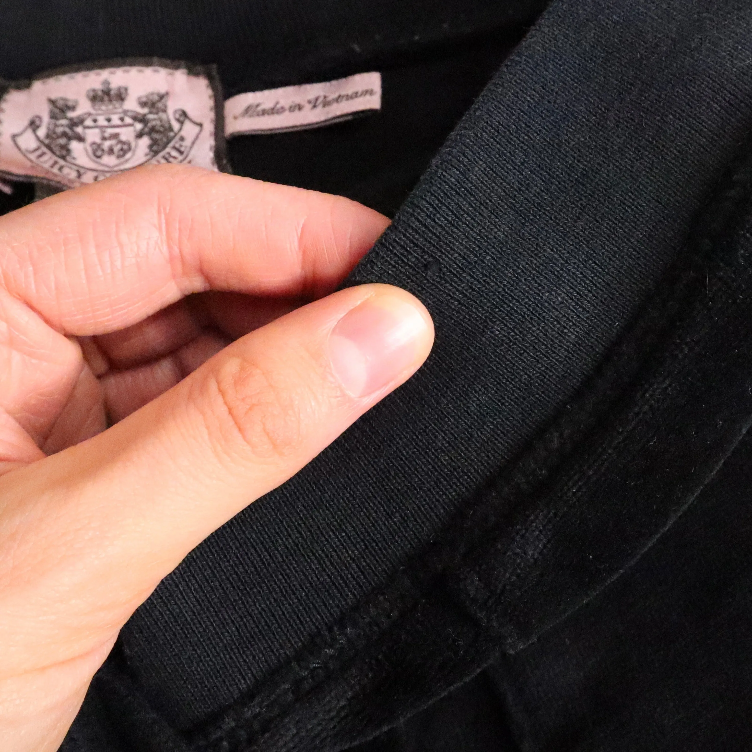 Black Juicy Track Pants (Small)