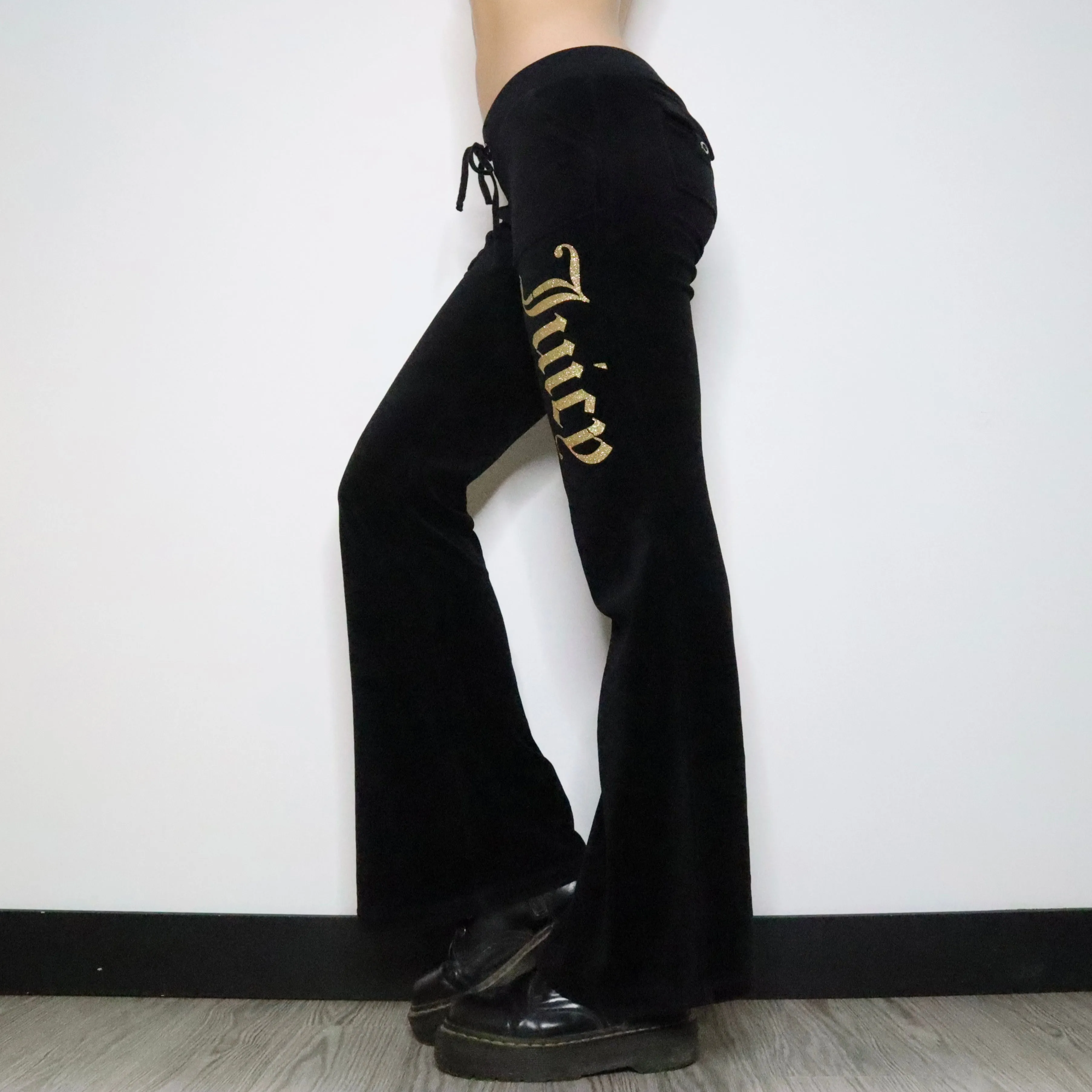 Black Juicy Track Pants (Small)
