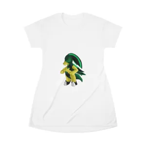 Bliblax All Over Print T-Shirt Dress