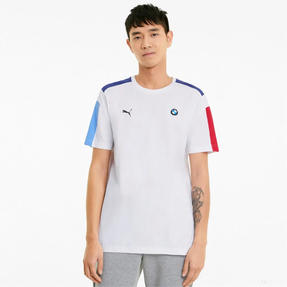 BMW T-shirt, Puma BMW MMS T7, White, 2021