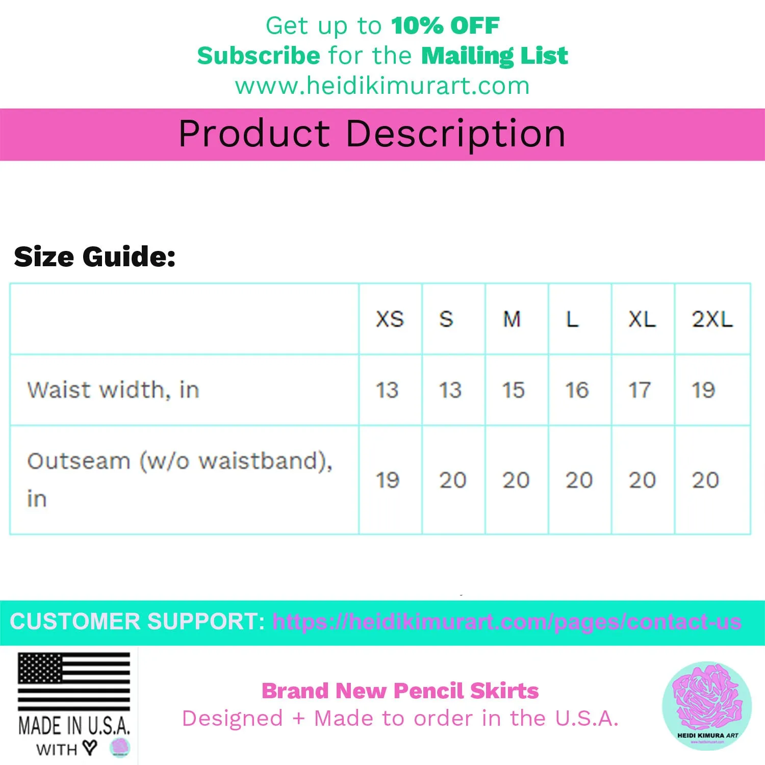 Boho Pencil Skirt, Tropical Green Leaves Women's Designer Pencil Skirt - Made in USA (XS-2XL)