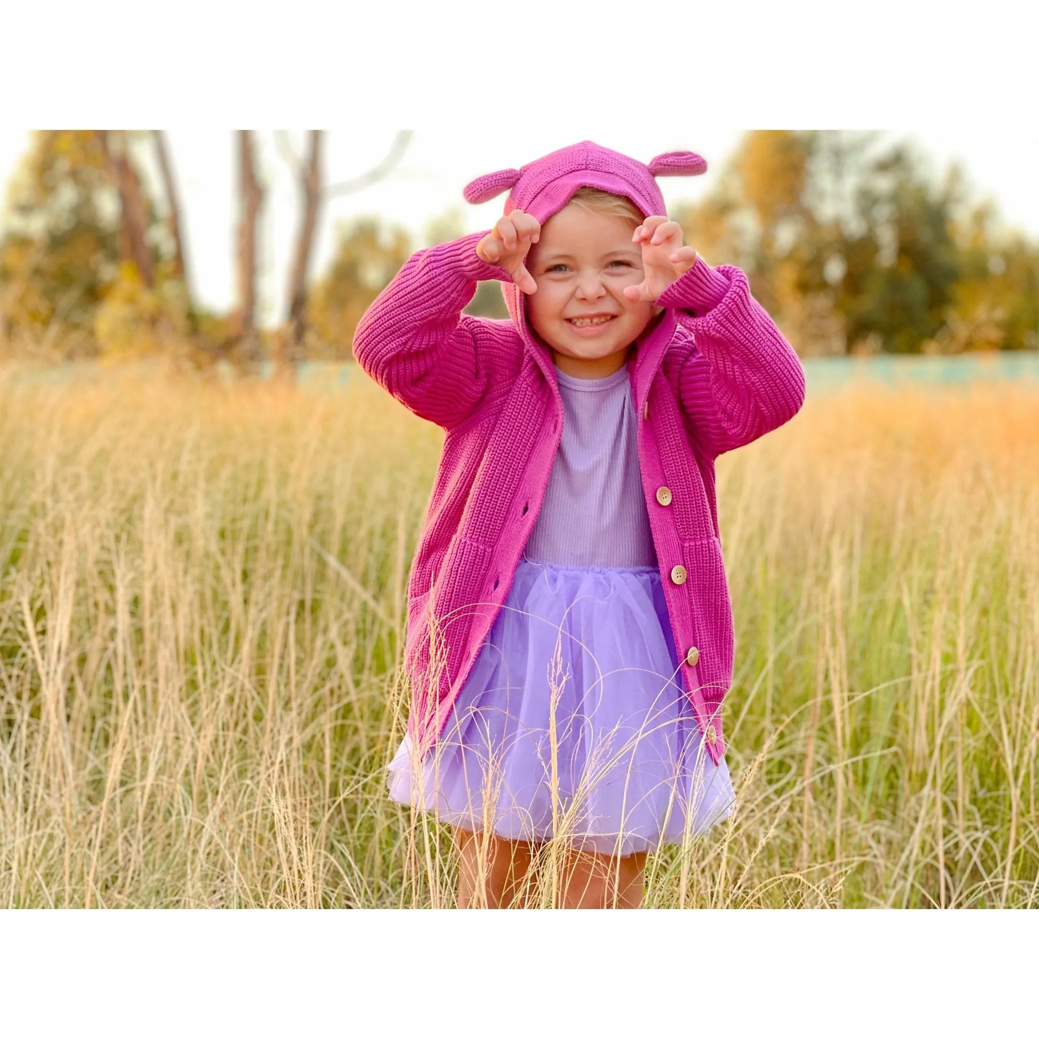 BOYSENBERRY CARDIGAN