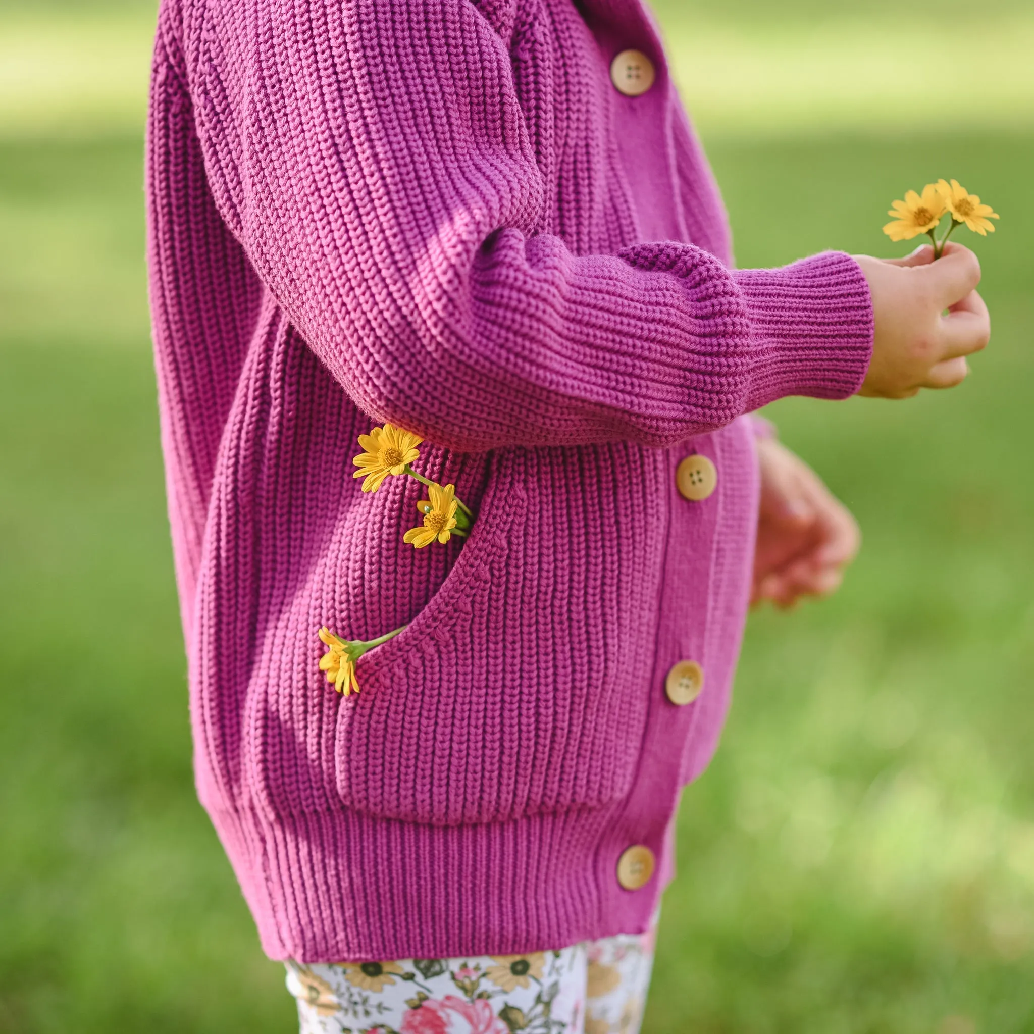 BOYSENBERRY CARDIGAN