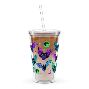 Bright Bats Clear Tumbler