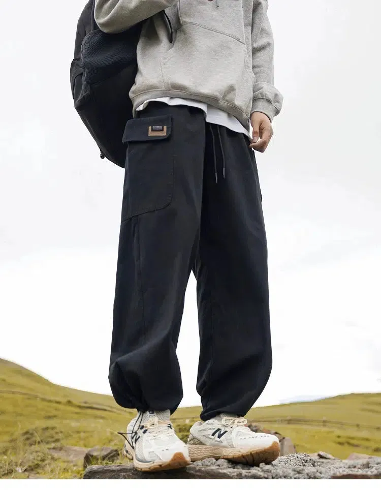 Cargo Pants with Elastic Cuffs