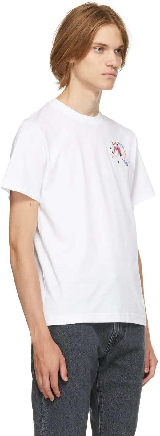 Carne Bollente White Organic Cotton Wimbledong T-Shirt