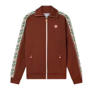 Casablanca Laurel Track Top Brown