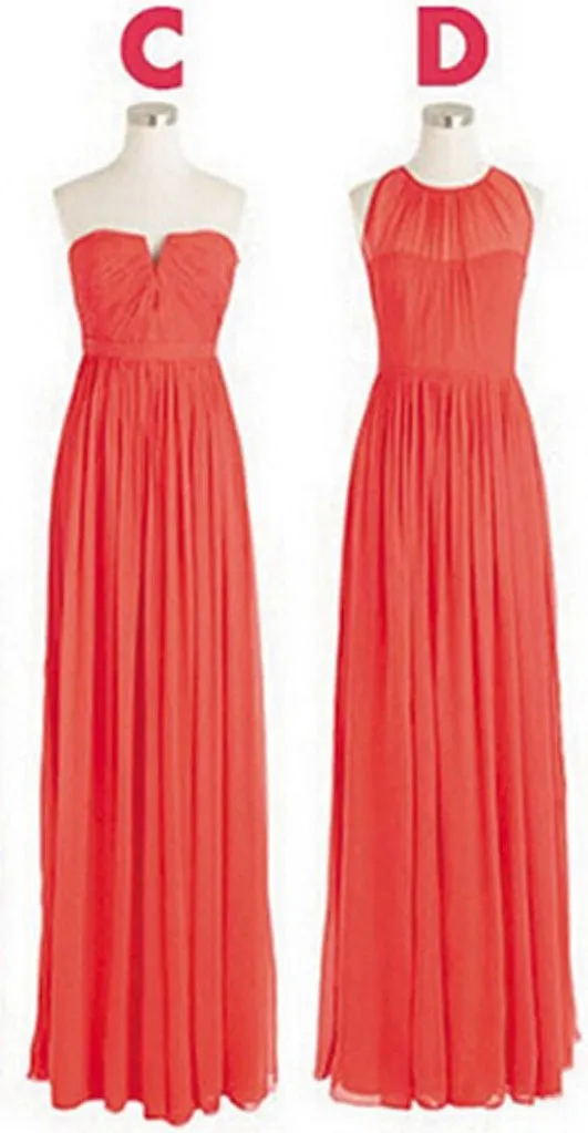 Cheap Chiffon Bridesmaid Dresses, Bridesmaid Dress, Wedding Party Dress, Dresses For Wedding, NB0010