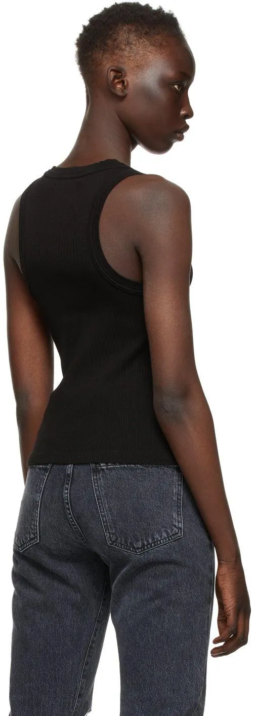 Citizens of Humanity Black Rib Isabel Tank Top