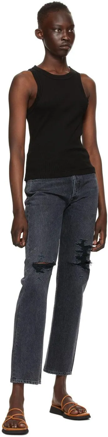 Citizens of Humanity Black Rib Isabel Tank Top