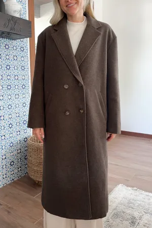 City Lights Double Breasted Duster Coat