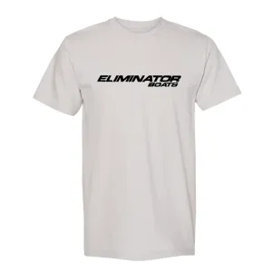 Classic Eliminator Boats Men's T-Shirt- Silver/ Black