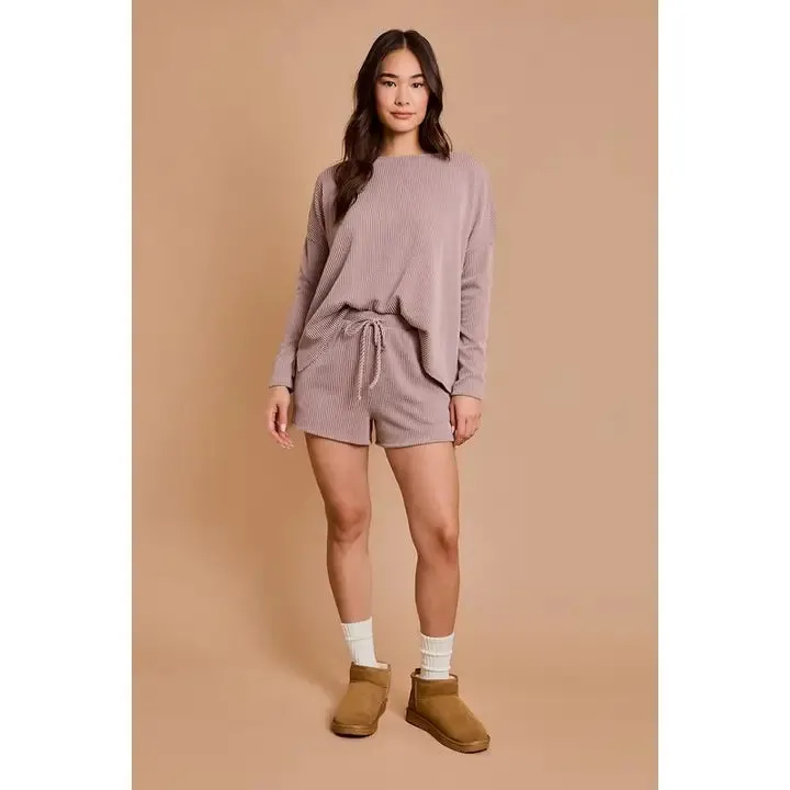 Cozy Cute Mocha Lounge Set