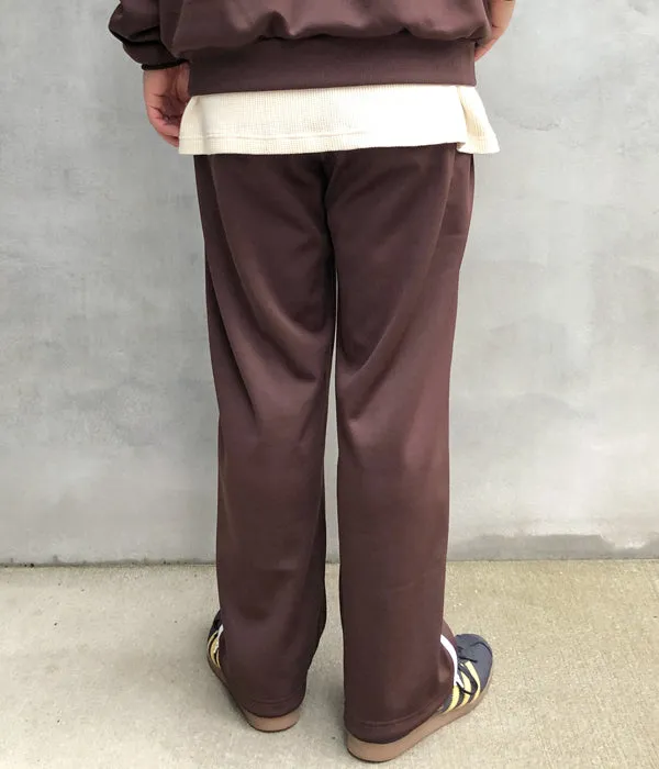 DESCENDANT/CLUB TRACK TROUSERS  (BROWN)