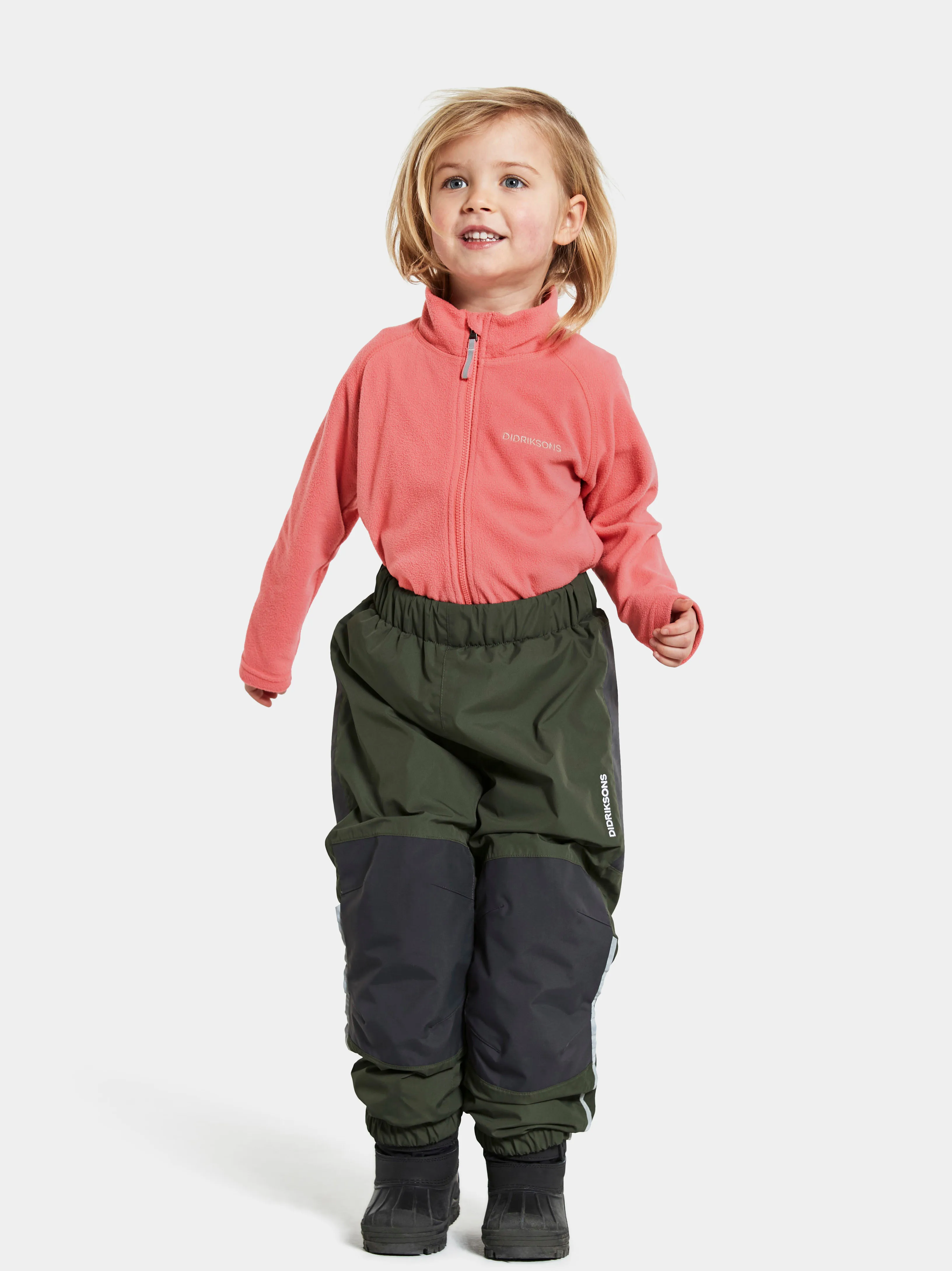 Didriksons Kids&#x27; Narvi Pants Deep Green | Buy Didriksons Kids&#x27; Narvi Pants Deep Green here | Outnorth