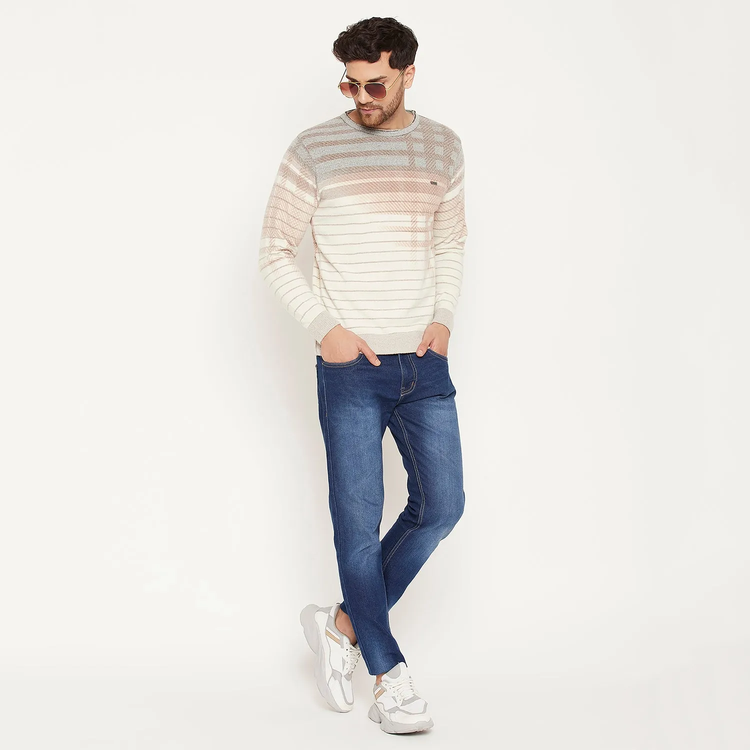 Duke Stardust Men Full Sleeve Round Neck Pullover (SDS2111)