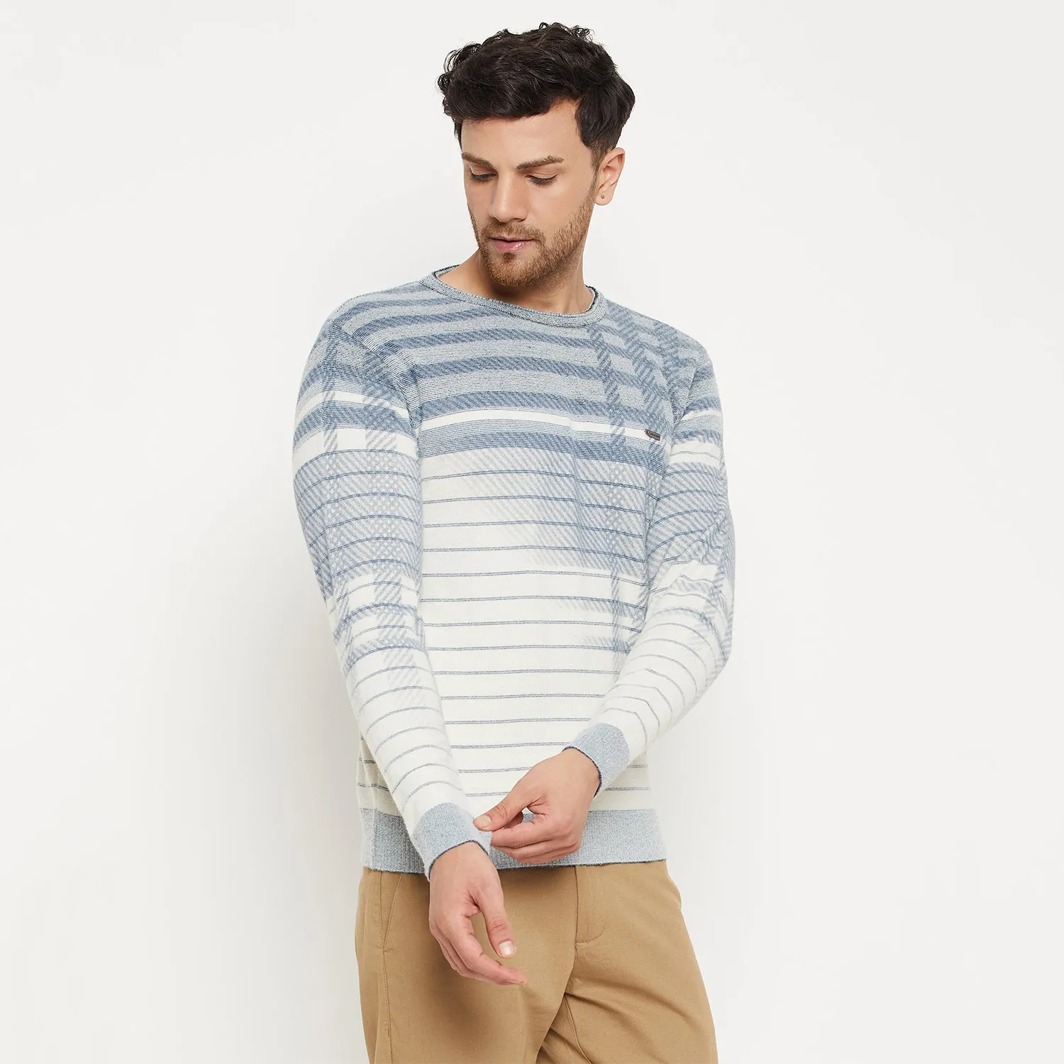 Duke Stardust Men Full Sleeve Round Neck Pullover (SDS2111)
