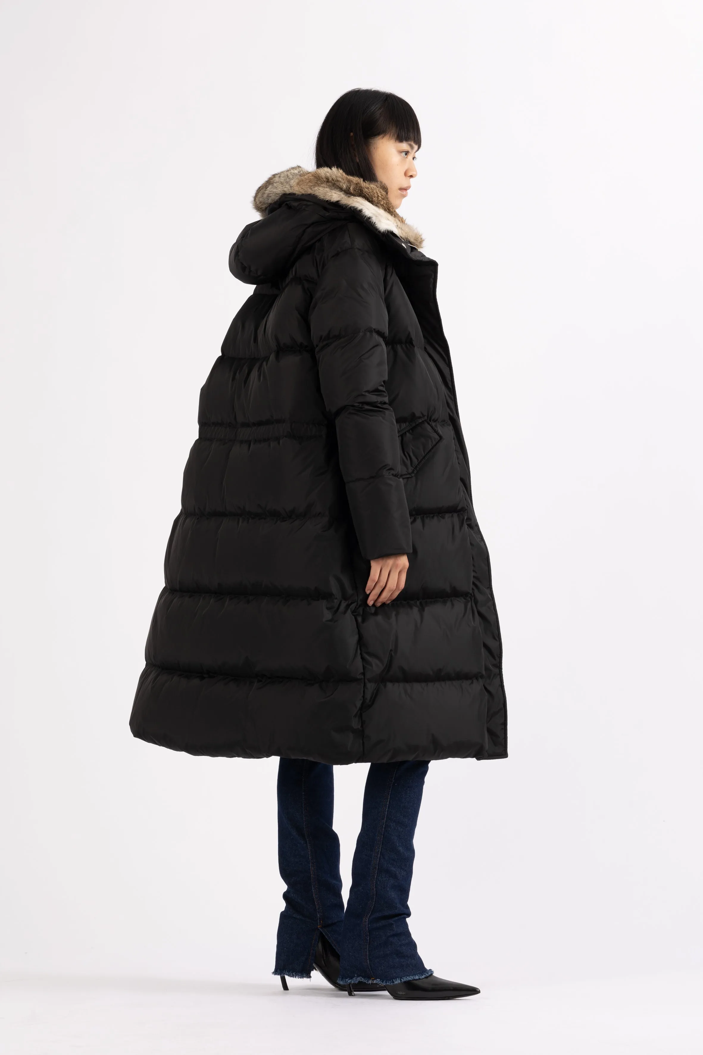 ELONGATED DOWN COAT EZA