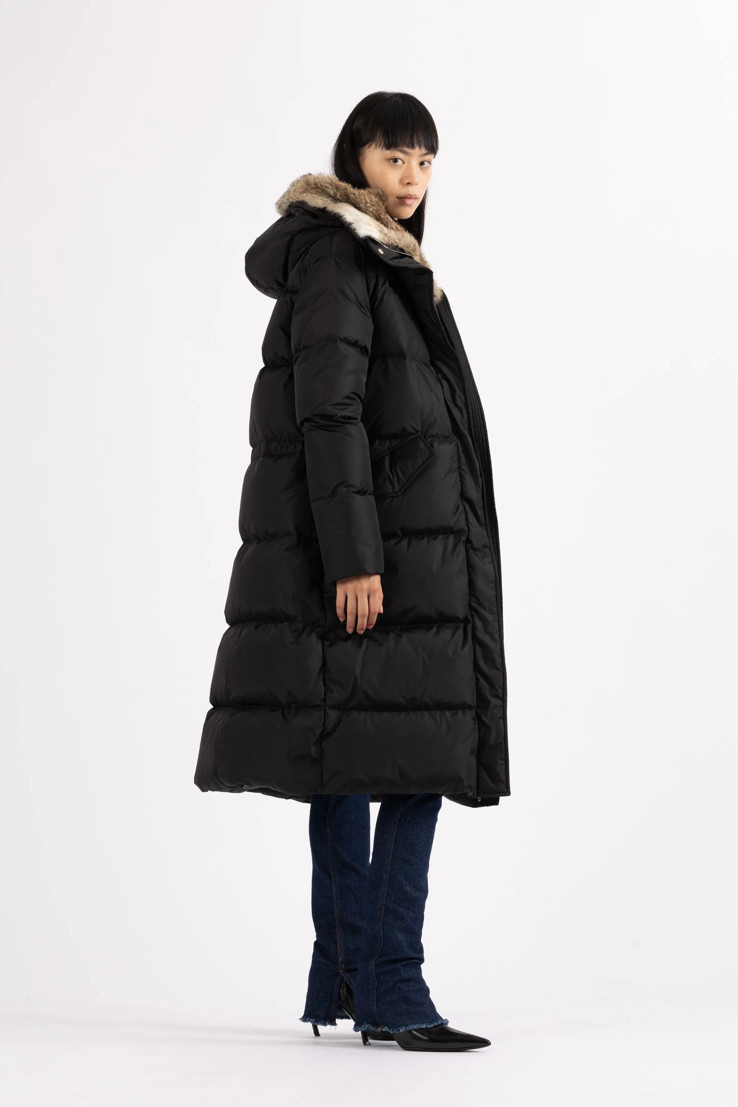 ELONGATED DOWN COAT EZA