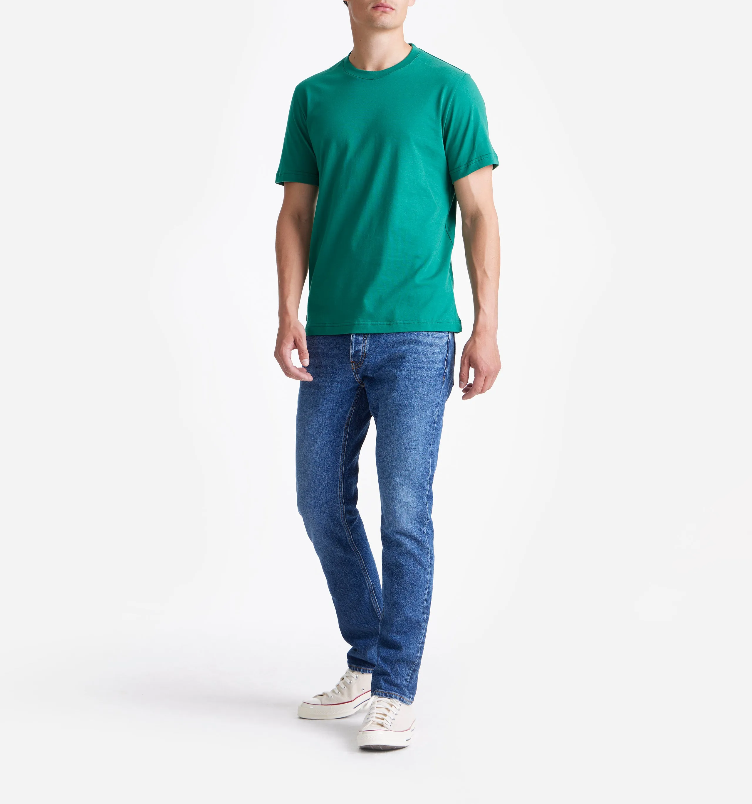 Essential Cotton T-shirt Dark Green