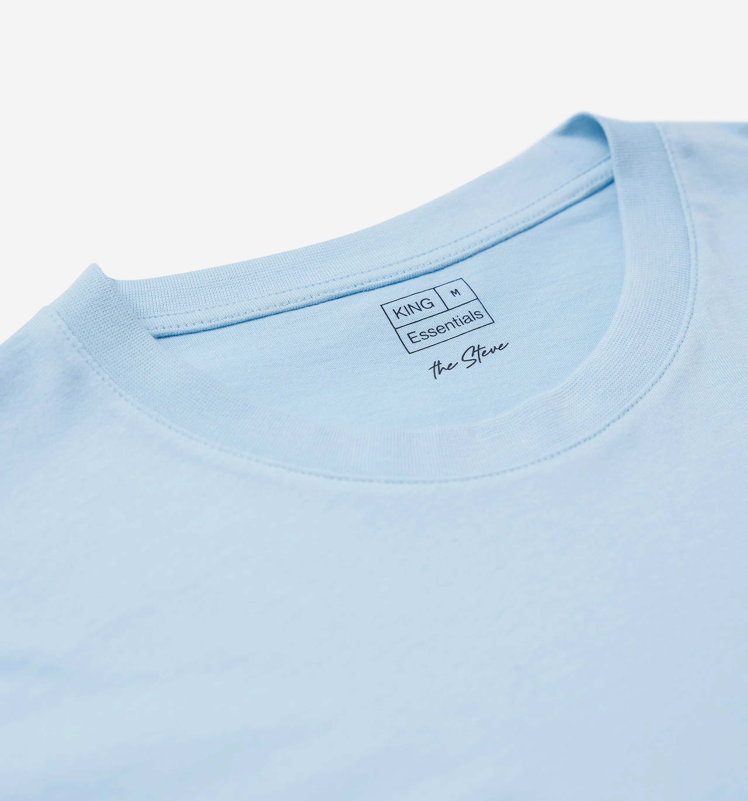 Essential Cotton T-shirt Light Blue