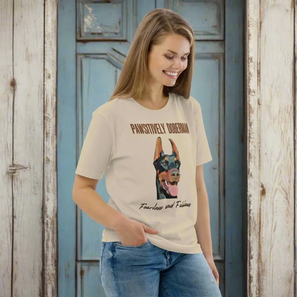 Fearless & Fabulous Doberman T-Shirt | Organic Cotton, Vegan