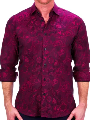 Fibonacci PaisleyRed Red