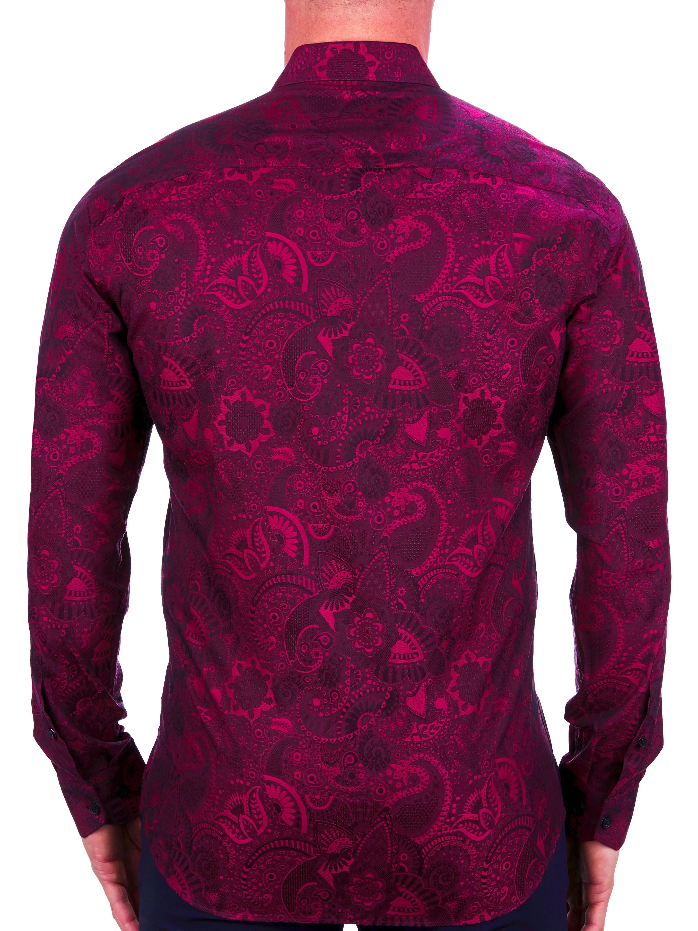 Fibonacci PaisleyRed Red