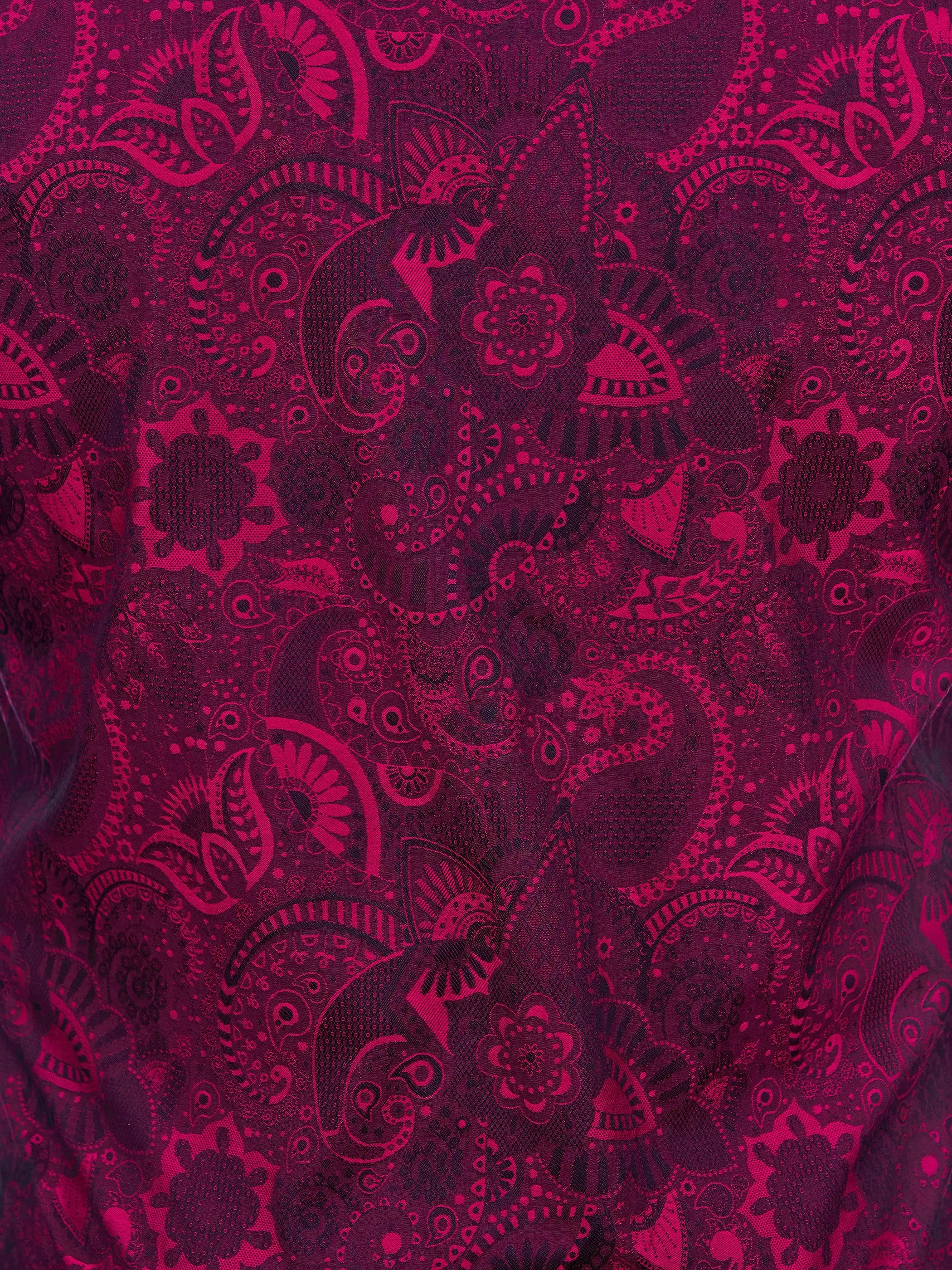Fibonacci PaisleyRed Red