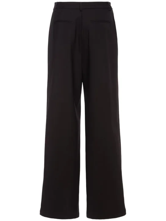 Giuseppe Di Morabito   Asymmetric wool blend wide pants 