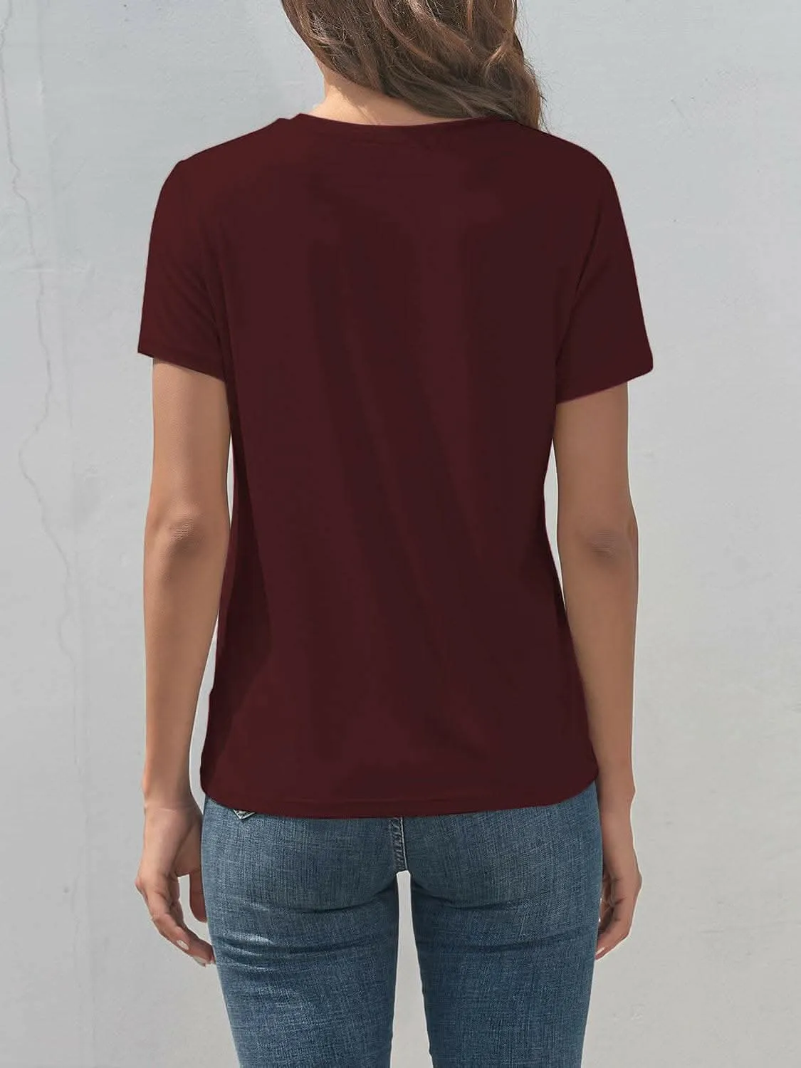 Graphic tee with round neck design
