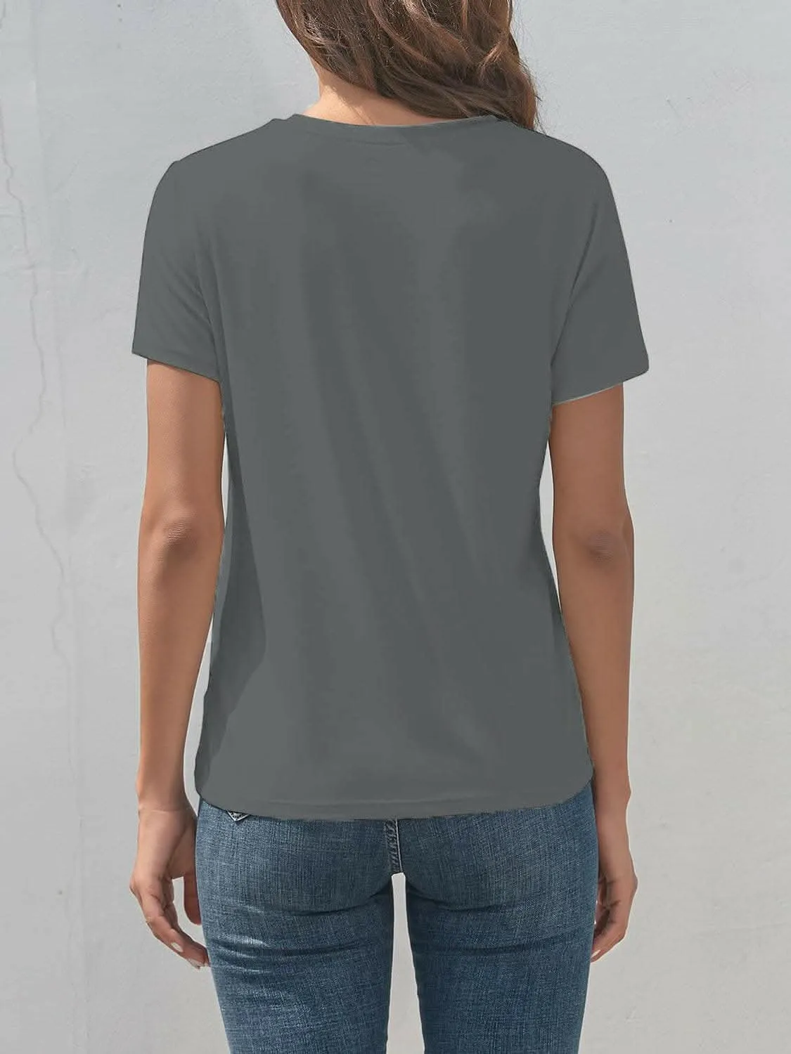 Graphic tee with round neck design