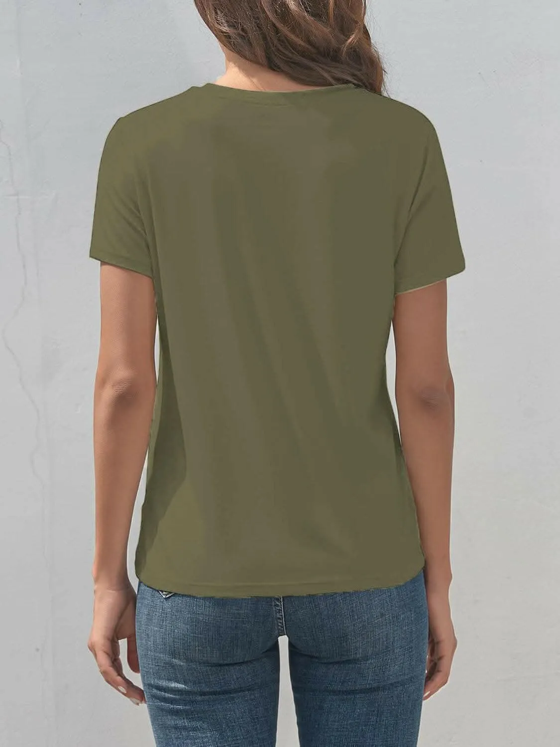 Graphic tee with round neck design