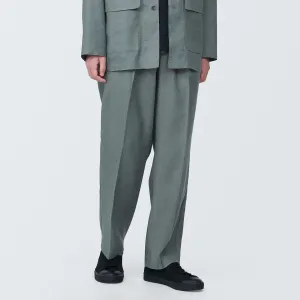 Hemp Blend Straight Leg Pants