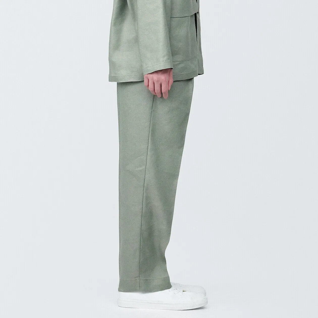 Hemp Blend Straight Leg Pants