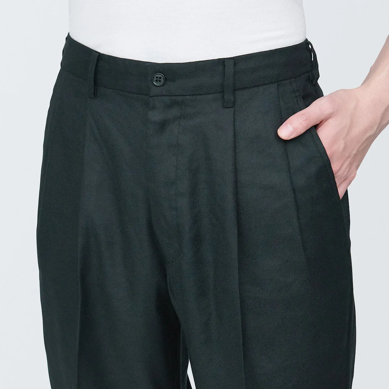 Hemp Blend Straight Leg Pants
