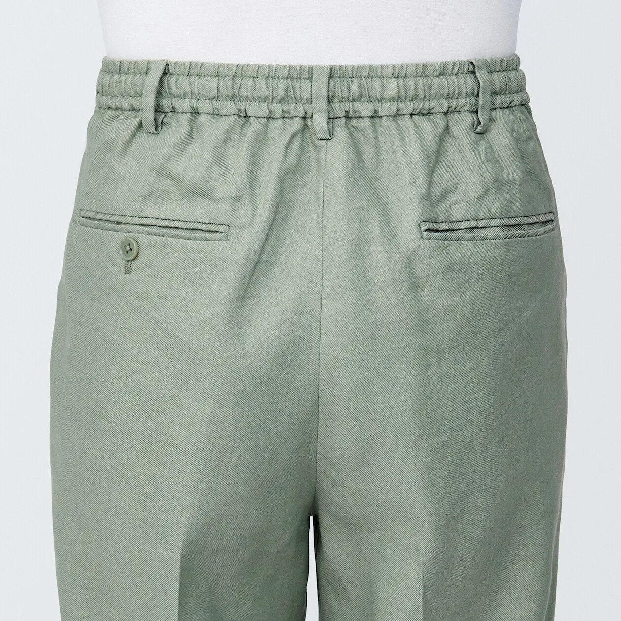 Hemp Blend Straight Leg Pants