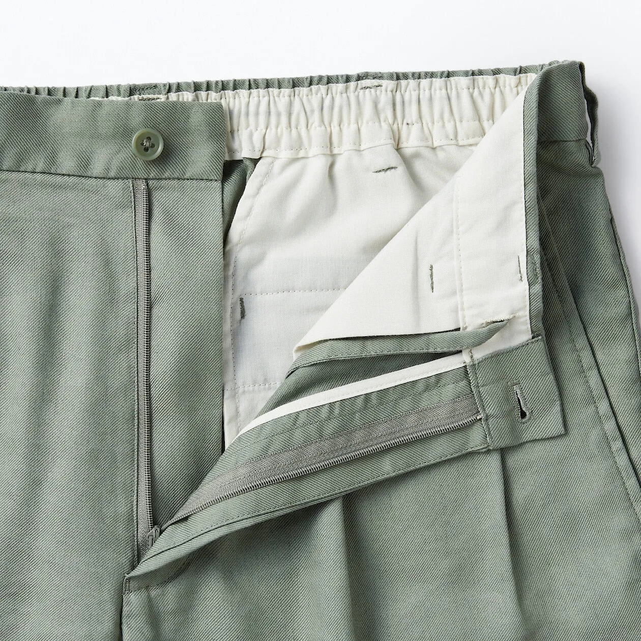 Hemp Blend Straight Leg Pants
