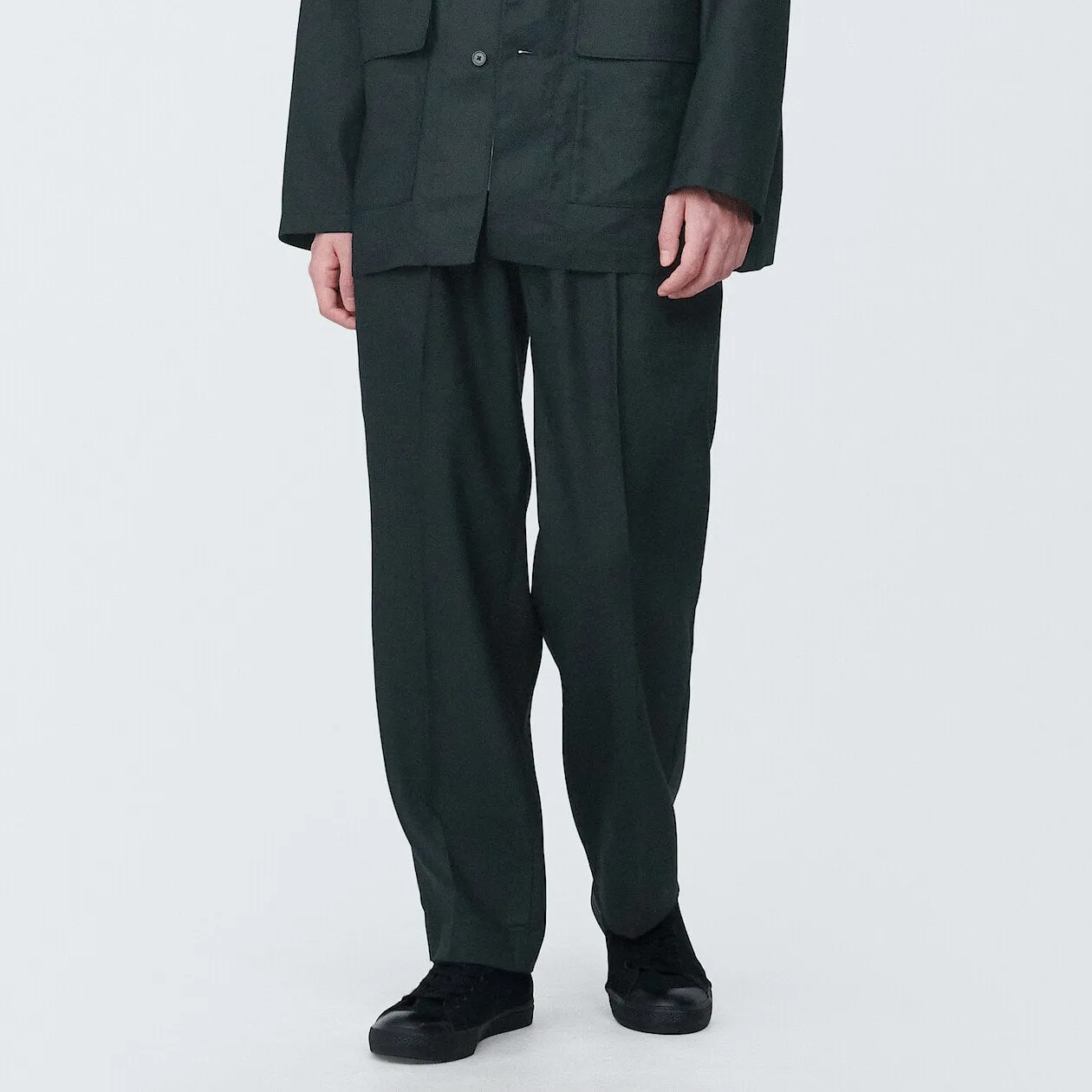 Hemp Blend Straight Leg Pants