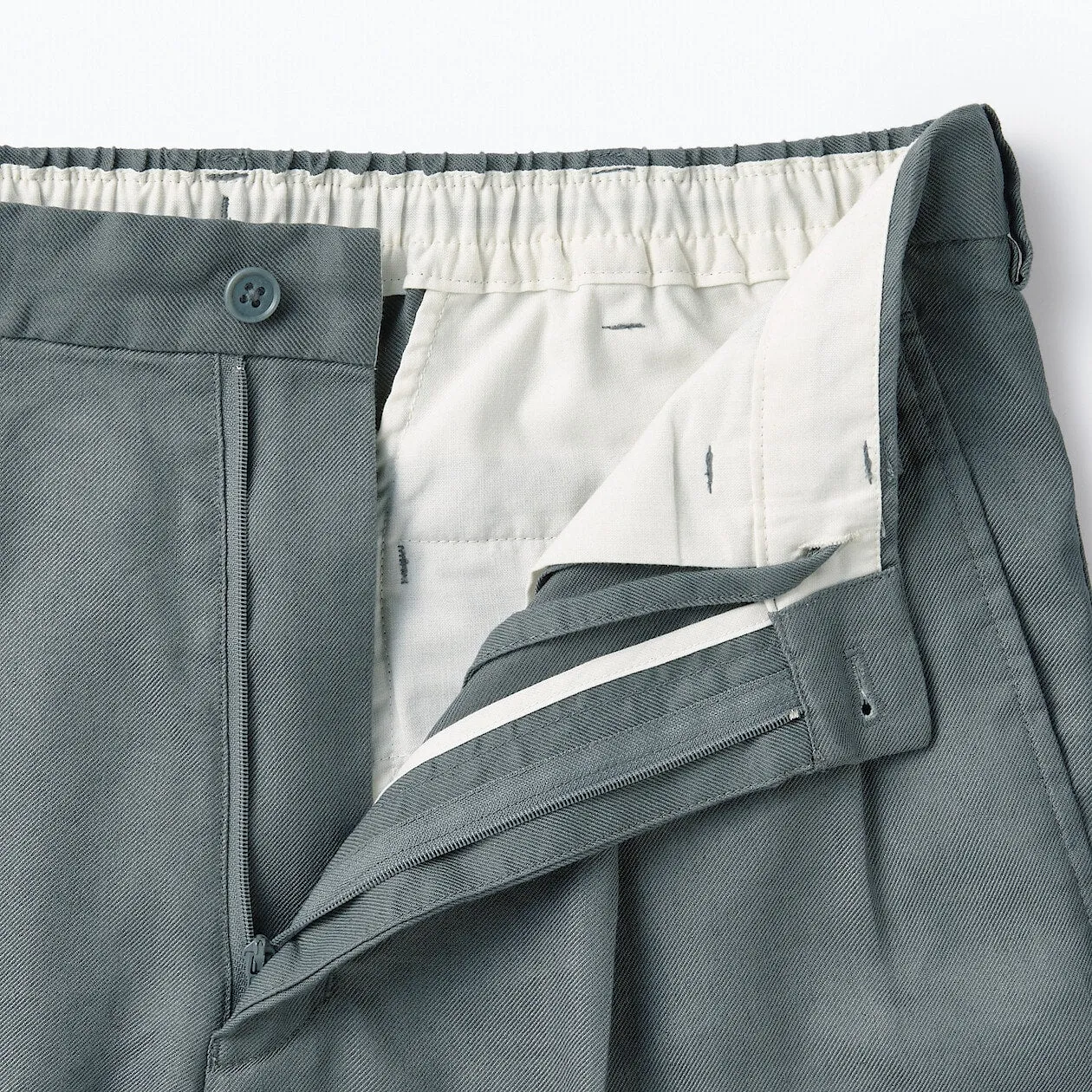 Hemp Blend Straight Leg Pants