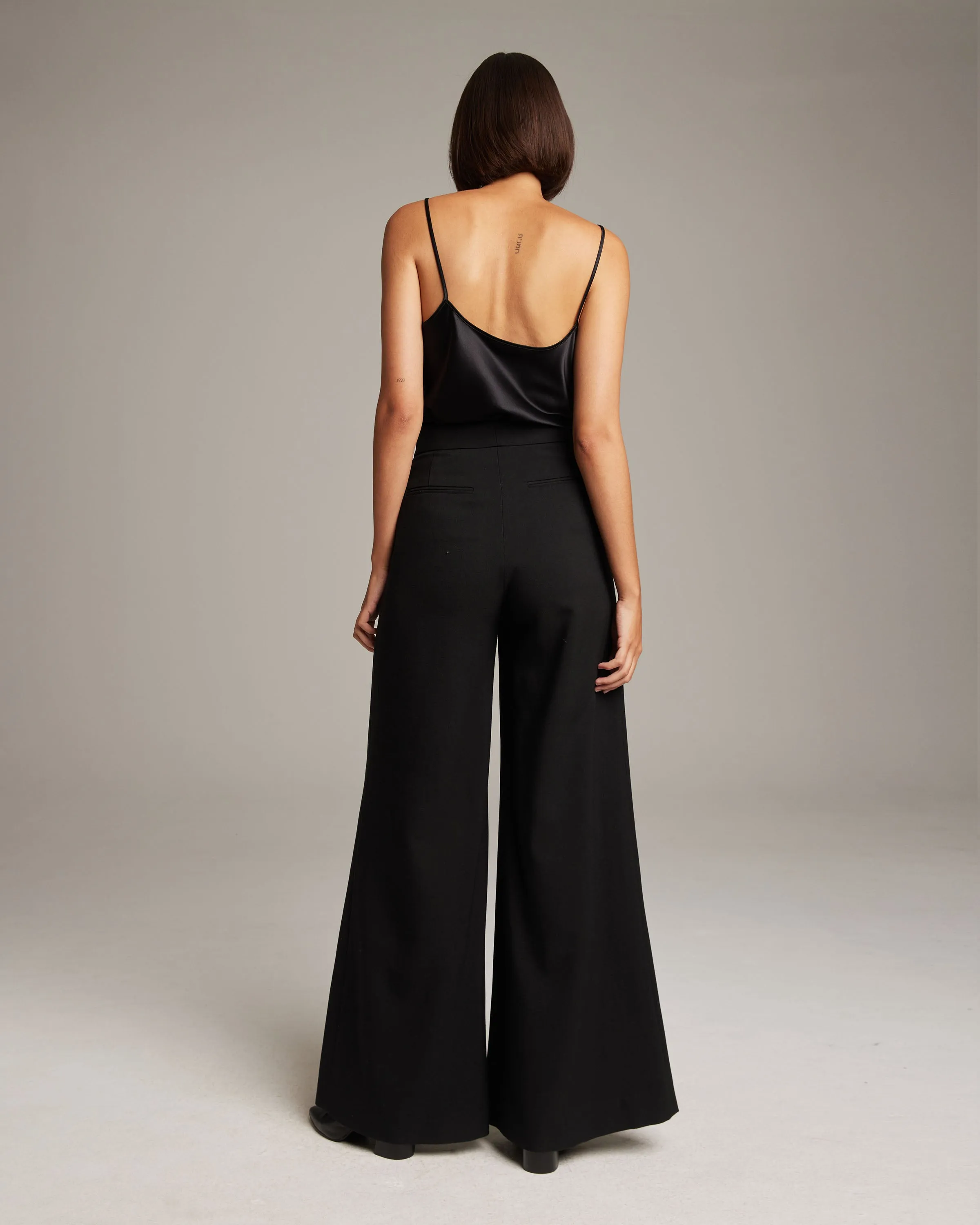 High Waist Wide Trouser
