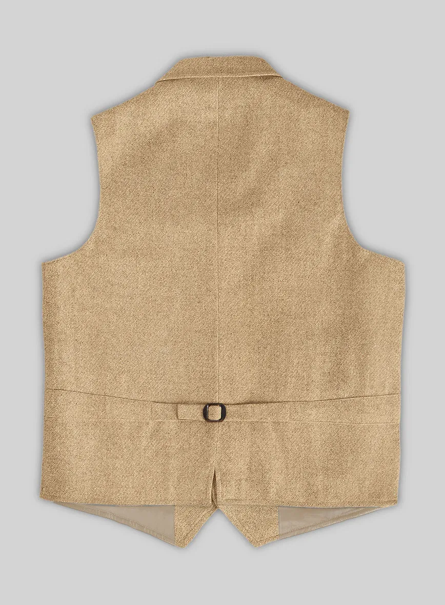 Highlander Sahara Beige Tweed Hunting Vest