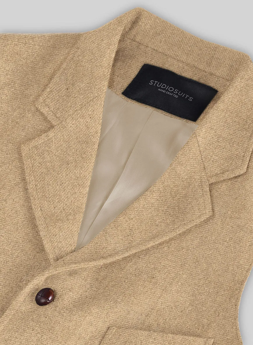 Highlander Sahara Beige Tweed Hunting Vest